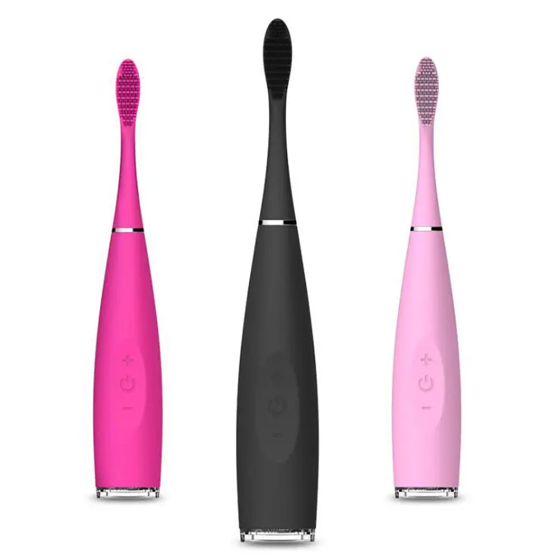Silicone Sonic Electric Toothbrush USB Charging Teeth Tooth Brush
