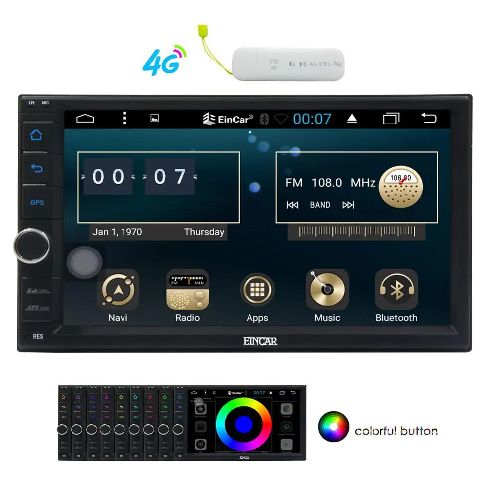 Flash Deal Android6.0 Double Din Car No DVD Player 7