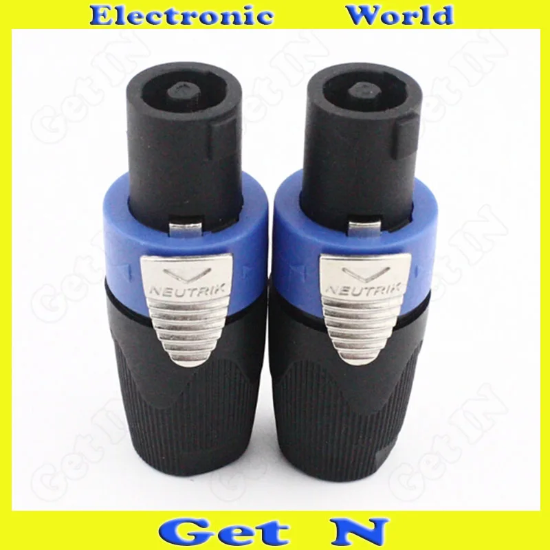

20pcs-200pcs Best Quality Professional 4-Pin Speakon NL4FC Ohm Connector for Stereo System Loudspeaker