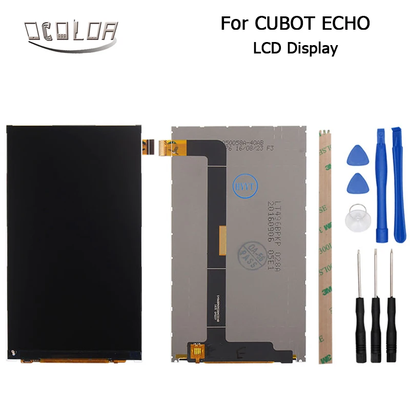 

ocolor For Cubot ECHO LCD Display and Touch Screen 5.0" Assembly Replacment With Tools+Adhesive For Cubot ECHO Phone Accessories