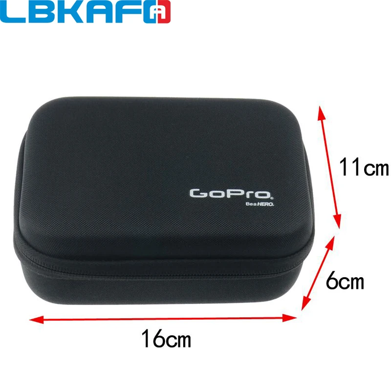 

LBKAFA Nylon 16*11*6cm Portable Travel Storage Box Collection Bag Case for GoPro Hero 6 5 4 3+ SJCAM SJ4000 SJ5000 SJ6 SJ7