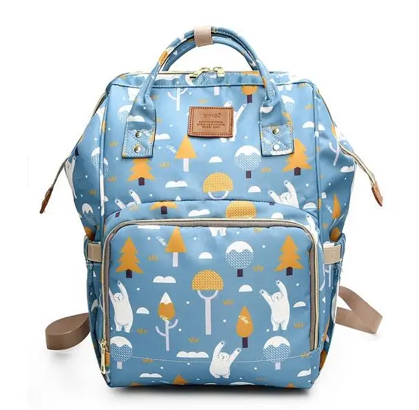 Мама пеленки мешок большой Ёмкость детские пеленки мешок дизайнер кормящих сумка рюкзак путешествия Baby Care сумка для мамы малыш