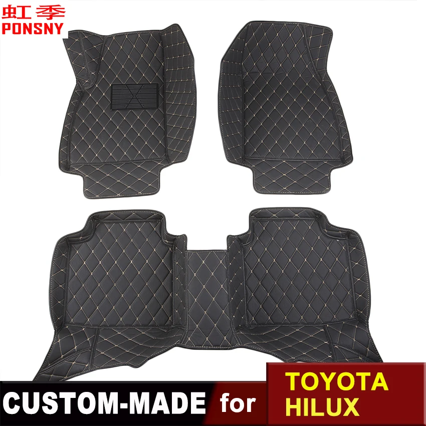 Автомобильные коврики по индивидуальному заказу для Toyota Hilux 3D напольные ковры