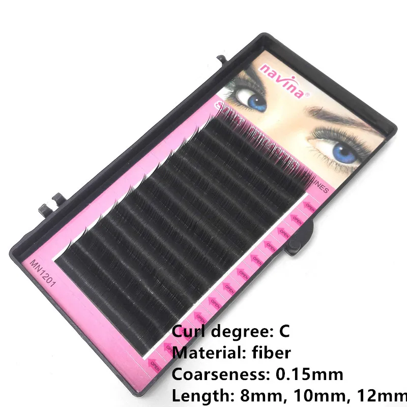 

12 Rows eyelash Faux Mink Individual Eyelash Extension Cilia Lashes Extension For Professionals Soft Mink Eyelash Extension