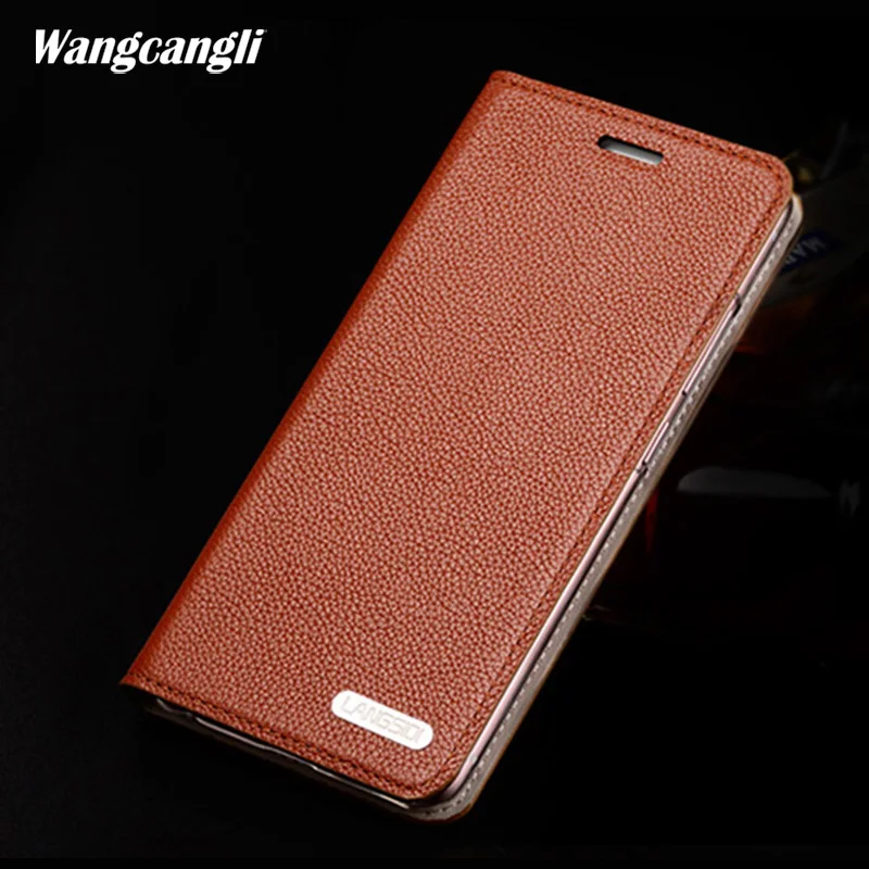 

Fashion New brand phone case for LG G7 Genuine leather plain weave phone shell handmade custom flip protective cover