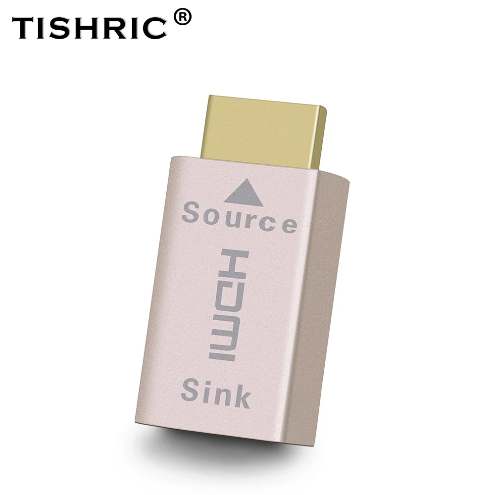 10 шт. TISHRIC 2 в 1 VGA HDMI муляж разъем 4K Безголовый эмулятор привидения дисплея DDC Edid