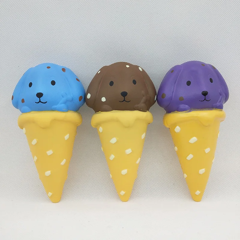 squish Slow Rising Kawaii Ice Cream peach Toys For Kid Squishy Slow Rising Soft Animal Squeeze Toy Squishy Children anti-stress