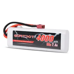 GARTPOT Lipo батарея 4000 мАч 7,4 В 50C литий-полимерный аккумулятор 2 S RC Lipo 7,4 В батарея с Deans T штекер для RC грузовик Радиоуправляемая машина Traxxas Slash