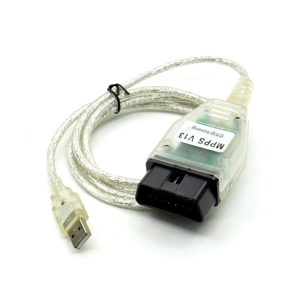 MPPS V13.02 V13 K CAN Flasher Chip Tuning ECU Programmer MPPS V13 Professional Diagnostic Cable For Audi For Ford key programmer