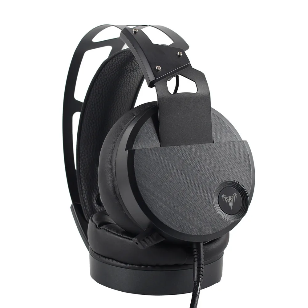 Askmeer USB Gaming Headset casque Best Stereo Super Big Earmuffs Game Headphones with Mic Microphone Led Light for PC Gamer (2)