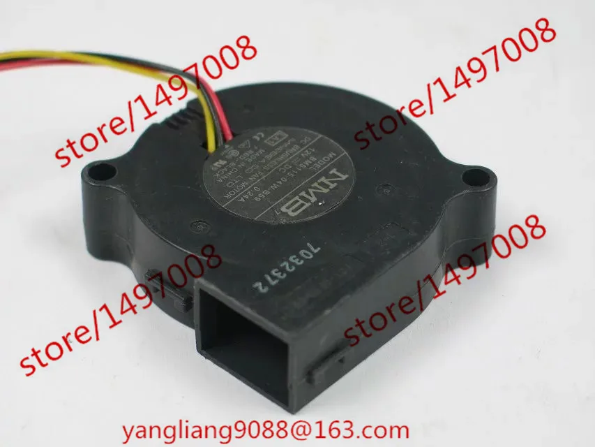 

NMB-MAT BM5115-04W-B59 LA1 DC 12V 0.24A 50x50x15mm Server Cooling Fan