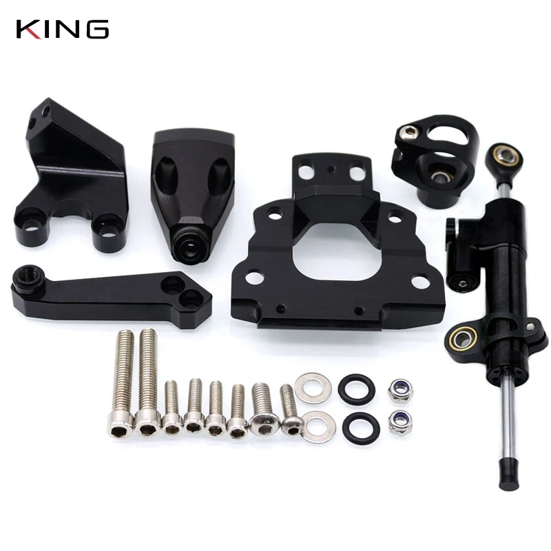 Для KAWASAKI Z650 Z 650 2017 2018 2019 Motocrycle аксессуары CNC уличный велосипед рулевой демпфер
