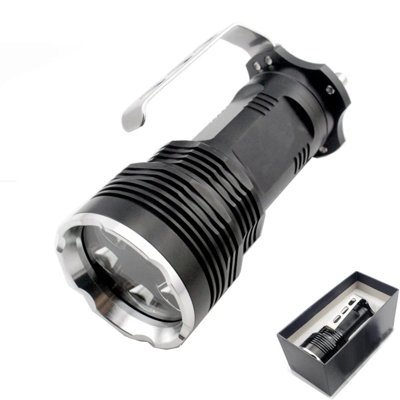 High Power Super Bright 5x CREE XM-L2 LED 8000 Lumens LED Flashlight Torch Spotlight Searchlight super 4* 18650 fishing camping