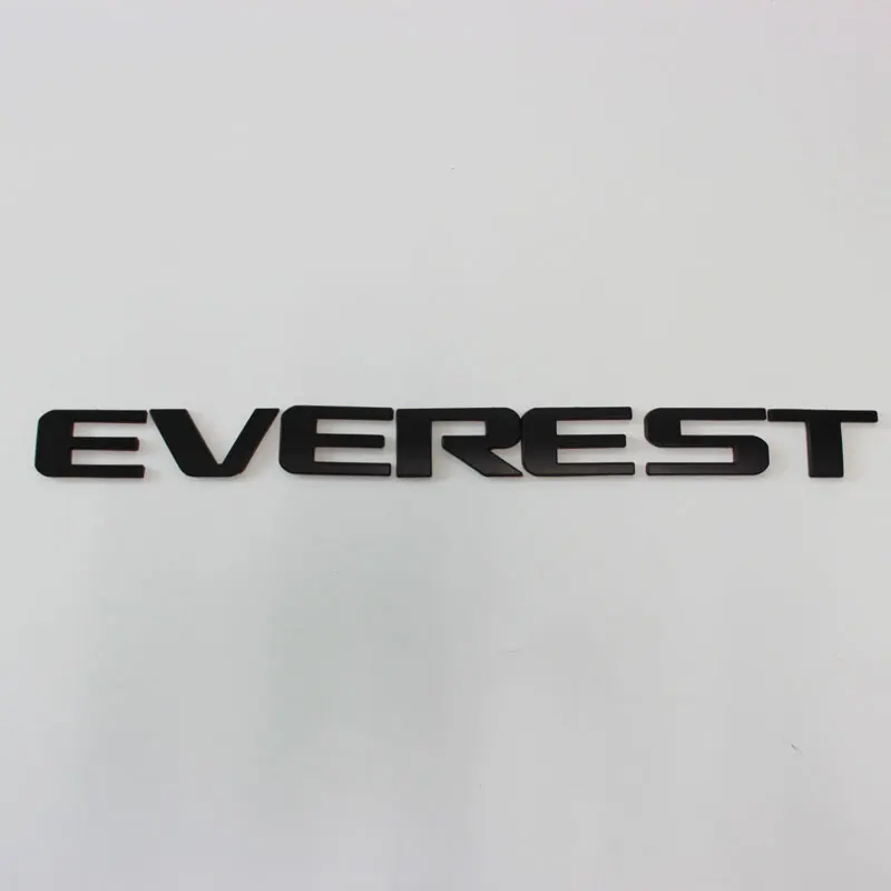

HIGH QUALITY CAR ACCESSORIES EVEREST LOGO STIKCER 3D STICKER BLACK LOGO FOR FORD EVEREST 2014 2015 2016 2017 2018