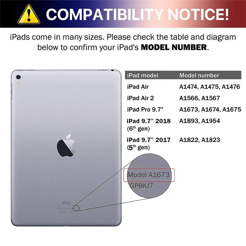 Ultra-fino caso para ipad 9.7 2017 2018