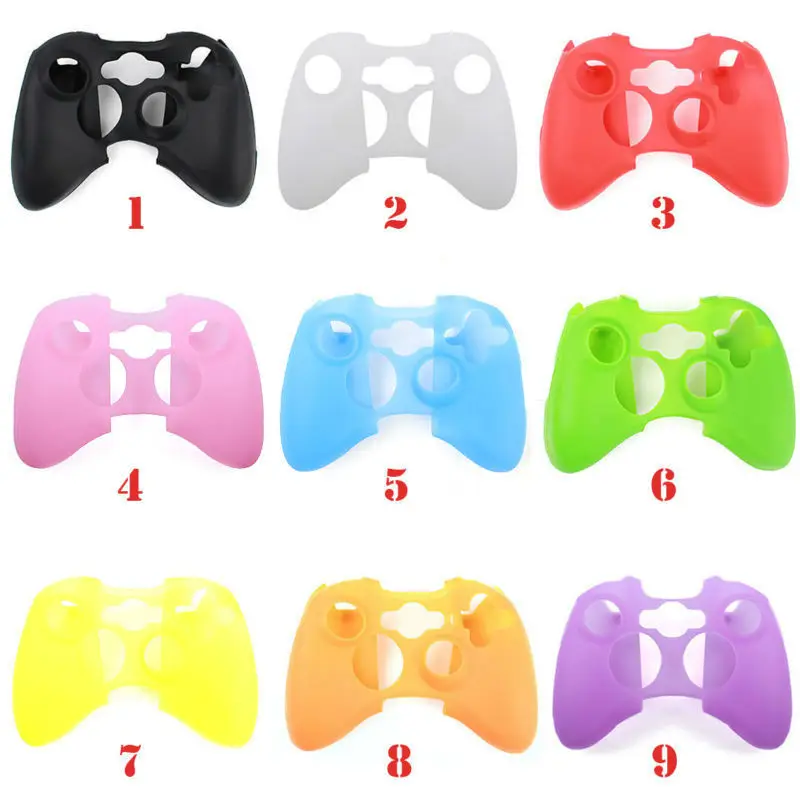 Protective Silicone Gel Skin Case Cover for Xbox 360 Controllercover