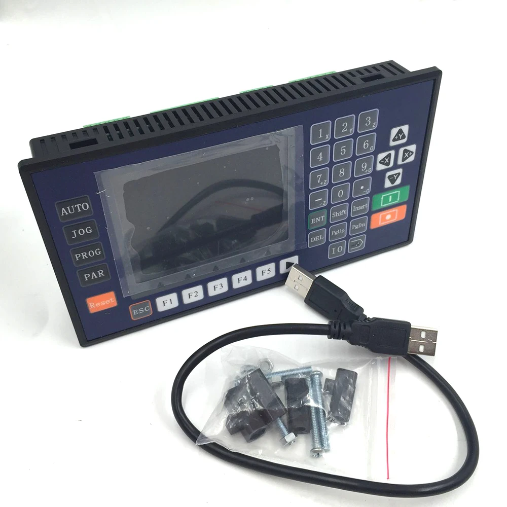 Новый контроллер с ЧПУ 2 осевой 3 5 дюймовый TFT 16DI 8DO поддержкой связи RS485 подходящим