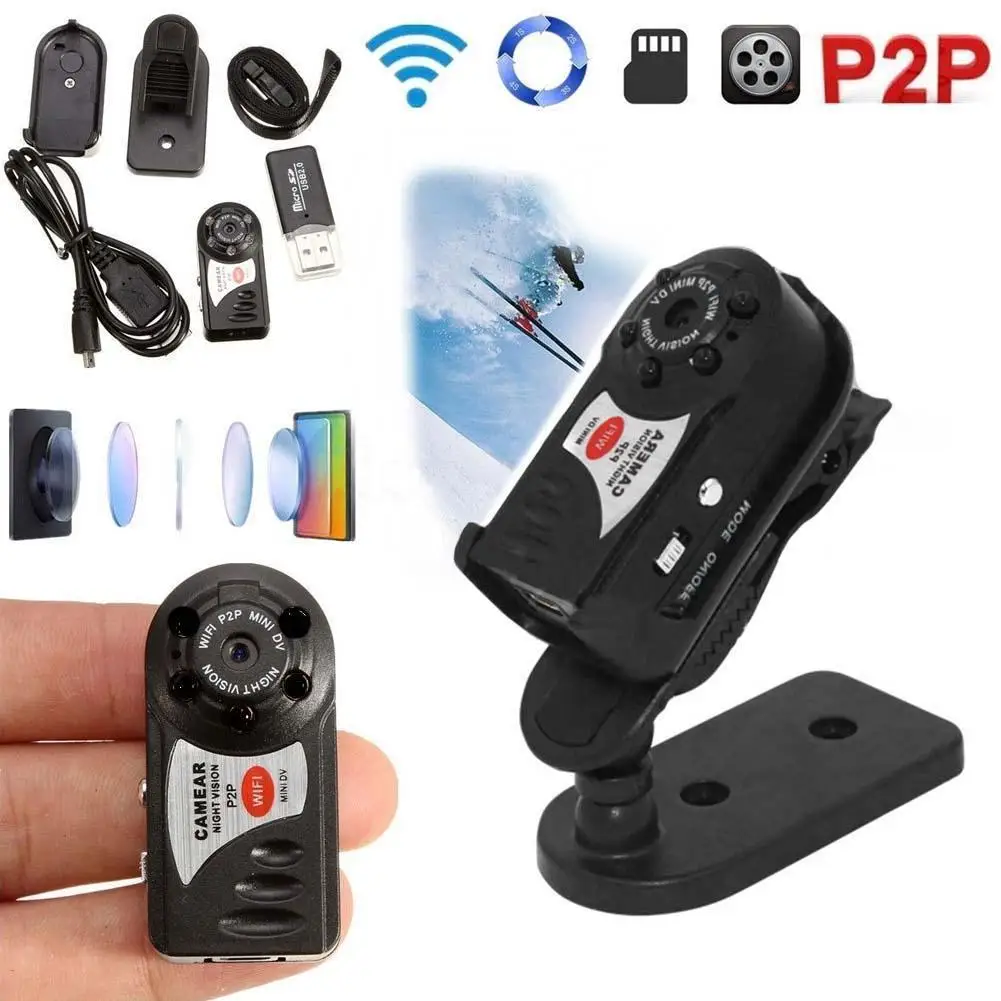 

16GB Wireless Camera Mini P2P DV Video Recorder DVR Night Vision Baby Remote Control