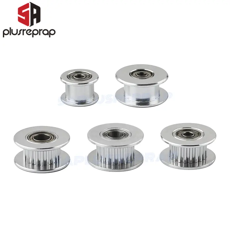 GT2 Idler Timing Pulley 16-tooth 20-Teeth with 3mm or 5mm Bore with Bearings for 3D Printer Parts Timing Belt 6mm 10mm image 3