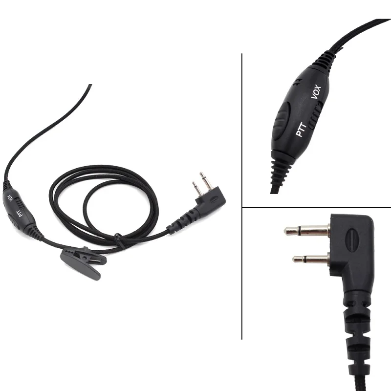 Walkie Talkie гарнитура VOX PTT портативный радиомикрофон для ICOM IC V8 V80 V85 F11 F11S Vertex F31 MAXON