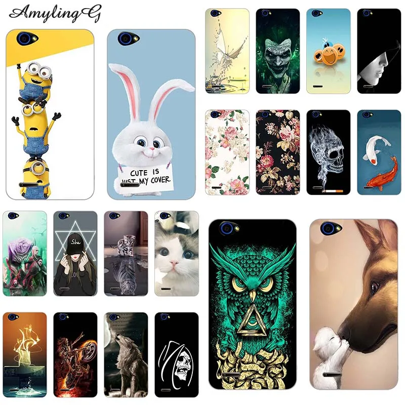 

Phone Case For ZTE Blade L4 T610 A460 Soft Silicone TPU Cool Design Pattern Printed Cover For ZTE Blade L 4 T610 A460 Phone Case