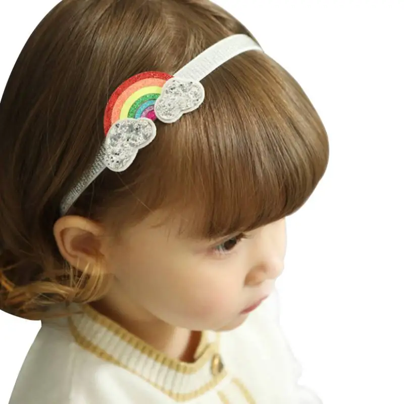 Baby Headband Baby Rainbow Hair Clips Baby Girl Child Hair Popular