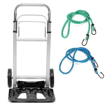 

Cart Personal heavy Capacity Aluminum Folding Hand Truck 2 Wheels Travel Dolly
