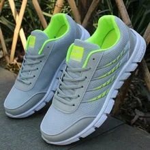 Men Casual Shoes Brand Men Shoes 2017 Summer Lace Up Air Mesh Bleathable Flat Trainers Shoes Sapatas Dos Homens