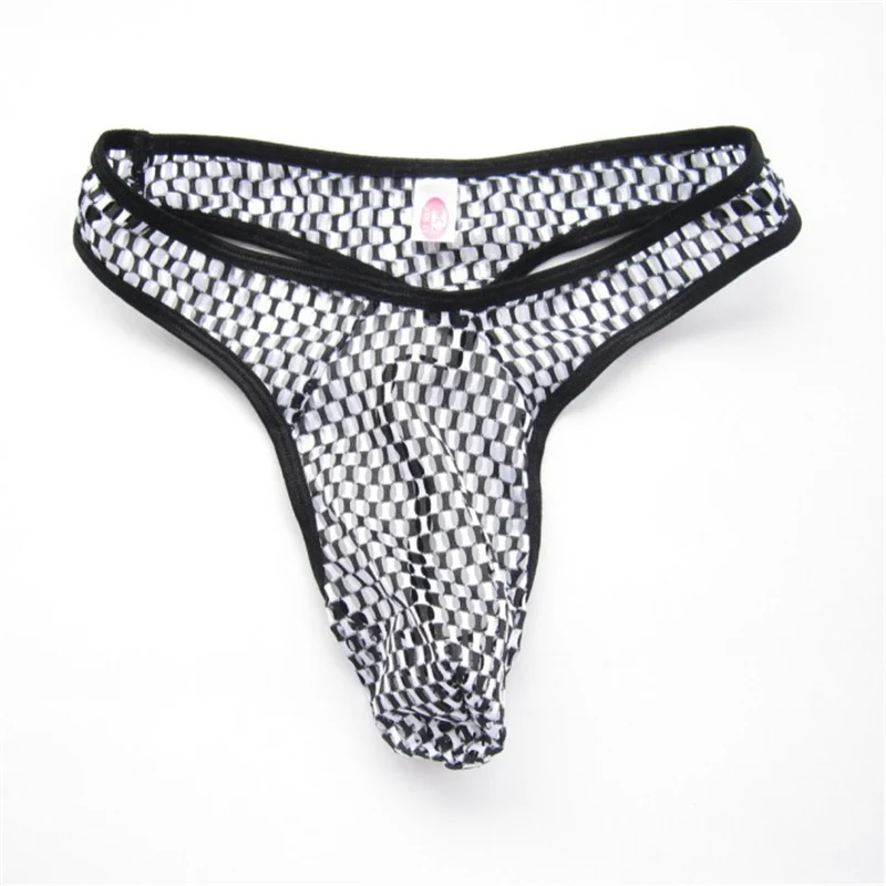 Breathable Mesh Briefs Men Sexy Underwear Jockstraps G Strings And Thongs Men Erotic Panties Perspective Gay Panties Mens Thongs