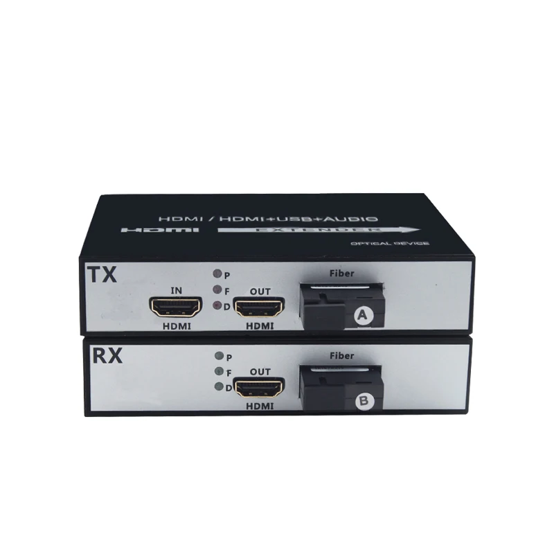 

ZHWCOMM 1-channel HDMI Optical Converter 1080P 1 in 2 out HDMI Fiber Optic Video Extender HDMI Video Fiber Transceiver 1Pair