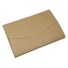 50 шт коричневый крафт-бумага для фоторамок упаковка коробка бумажная доска Свадебные праздничные поздравительные картонная упаковка для конверт для фото