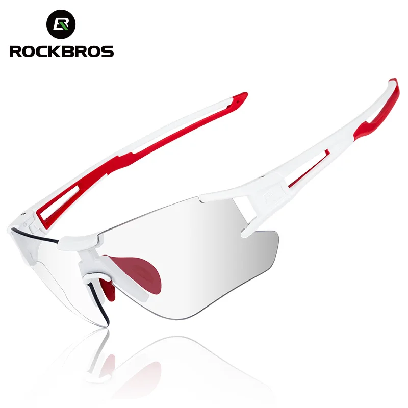 ROCKBROS фотохромные велосипедные солнцезащитные очки для бега, кемпинга, пеших прогулок, спортивные мужские солнцезащитные очки UV400
