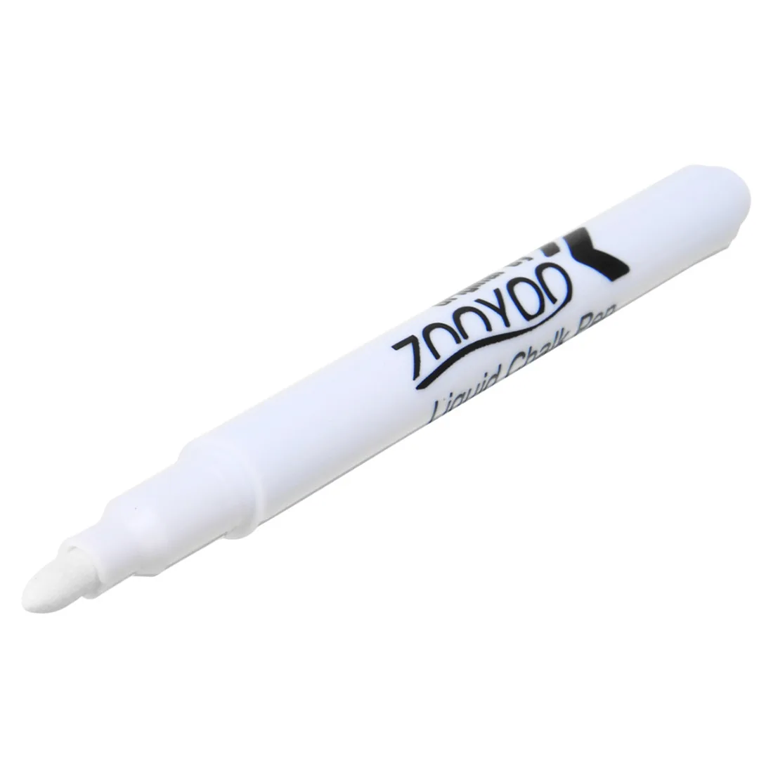 White Liquid Chalk Pen 13.5cm Liquid Ink Pens Marker Writing Tool for Glass Windows Chalkboard Blackboard Home School Supplies