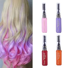 13 цветов одноразовые волосы разноцветная краска для волос Временная Нетоксичная сделай сам цвет волос тушь крем Синий Серый Фиолетовый крем для волос