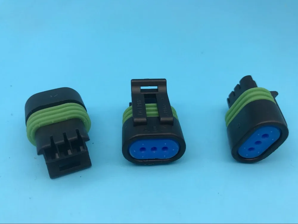 

12162182 3Pin Female Male Sealed Sensor Connectors Electrical Housing Auto Connector