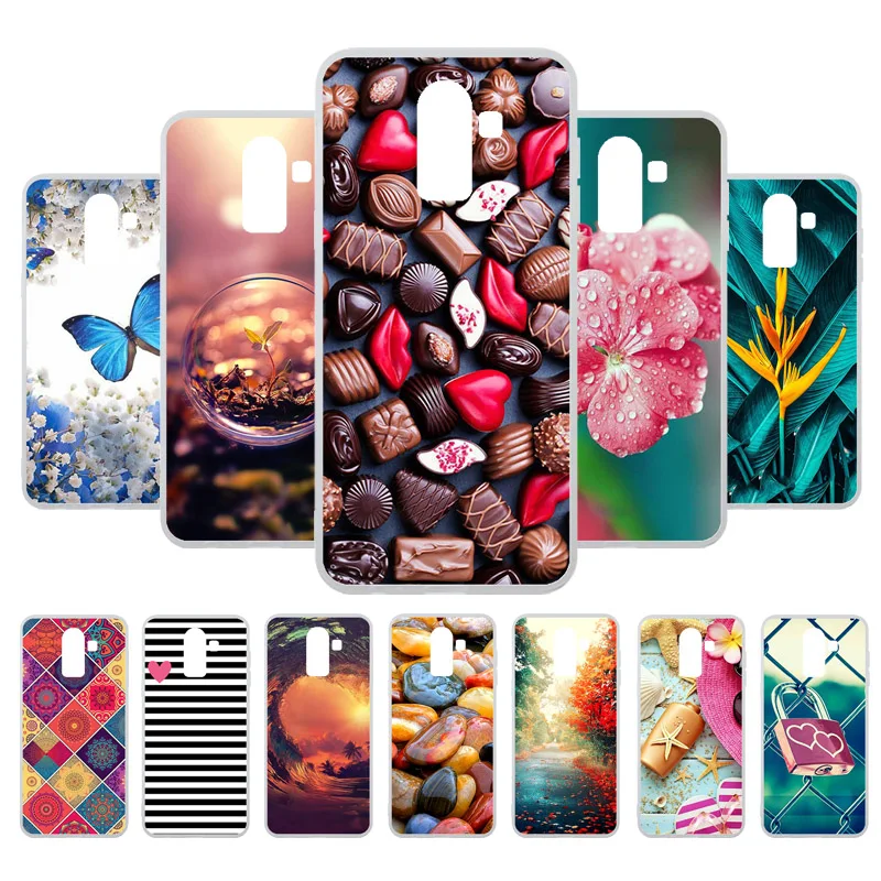

Phone Case For Samsung Galaxy J8 2018 Case For Samsung J8 J6 J4 2018 J810 On6 J600 J400 J7 2017 J730 Silicone Cover Fundas Coque
