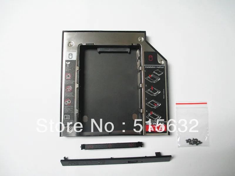 Новинка SATA 2nd HDD SSD жесткий диск Caddy оптический адаптер CD Bay для Asus K53SV|2nd hdd|sata hdd ssdsata |