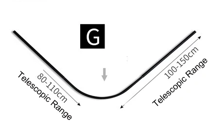 304 нержавеющая l-образная изогнутая черная душевая занавеска стержень для душевой занавески полюсы без ударов присоски для ванной комнаты занавески рельсы - Цвет: Size Near G