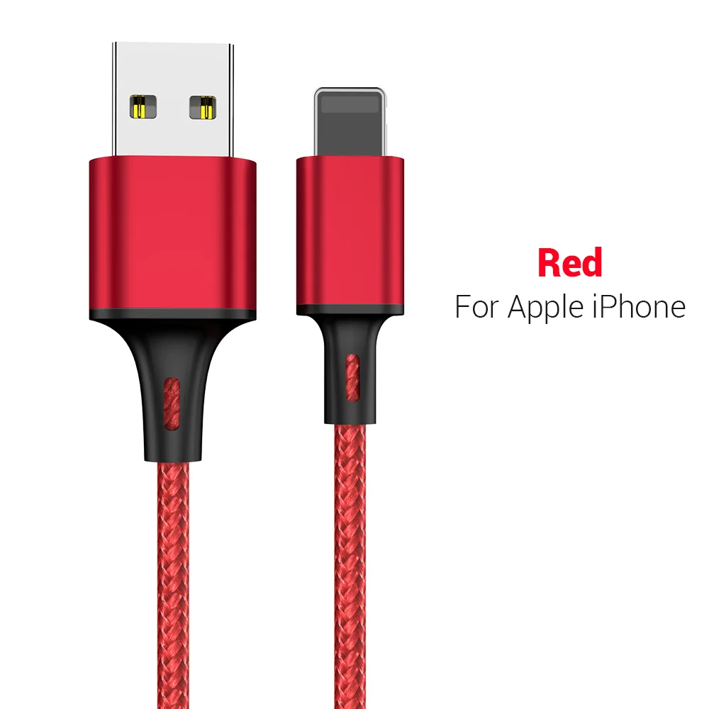 KISSCASE кабель для передачи данных USB кабель для iPhone Micro USB кабель для Xiaomi type C USB кабель для samsung Galaxy S10 кабель для быстрой зарядки - Цвет: for iPhone