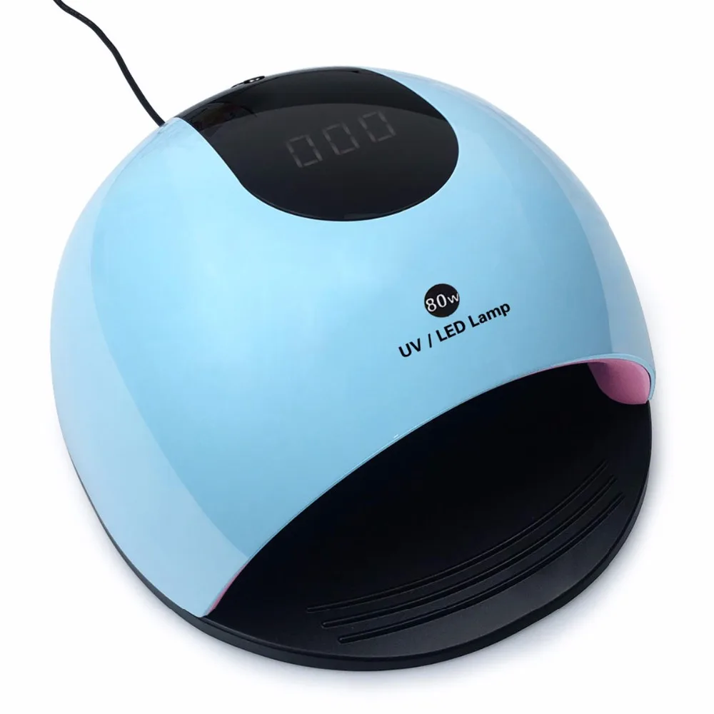

High Power 80W/72W/54W/48W UV lamp LED nail lamp Nail Dryer For All Gels Polish With Infrared Sensing Timer Smart touch button