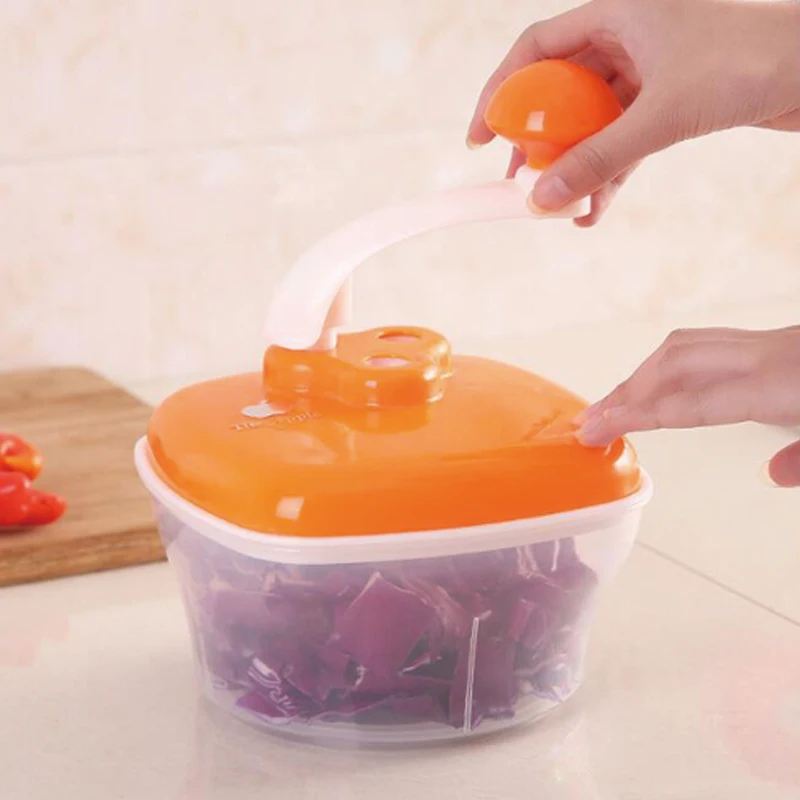 

Twist Manual Vegetable Fruit Chopper Hand Pull Food Chopper Onion Nuts Grinder Portable Kitchen Accessories Portable Mincer
