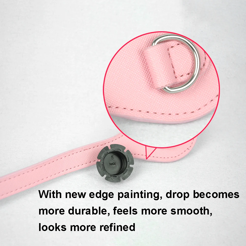 Tanqu короткие края живопись D пряжка круглые каплевидные концевые ручки искусственная кожа ручки для OBag цепи кулон для EVA O сумка