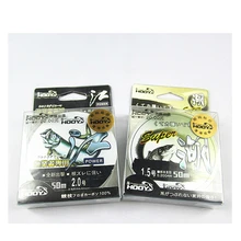 Сильный износостойкий 50 м лески прочный нейлон сильный потянув Блесен нить 5 шт./лот