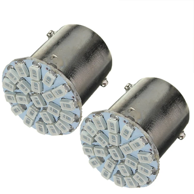 

20X S25 P21W 1156 BA15S 22 LED 1206 SMD Auto Car Turn Lamp Tail Parking Light Reverse Light Break Light Parking Lamp 12V DC
