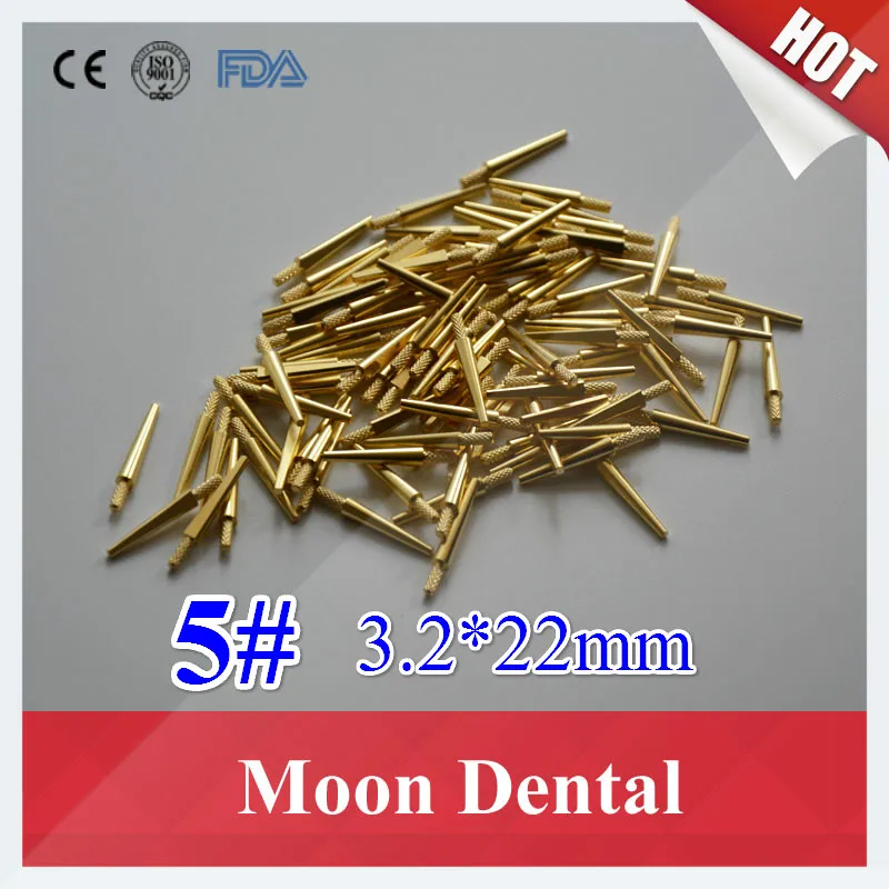 1000 Pieces/Pack Dental Lab Material Tools 5# Brass Dowel Stick Pins |