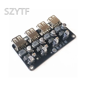 

4-channel fast charging module 12V24V to QC3.0 fast charging Single USB mobile phone charging board