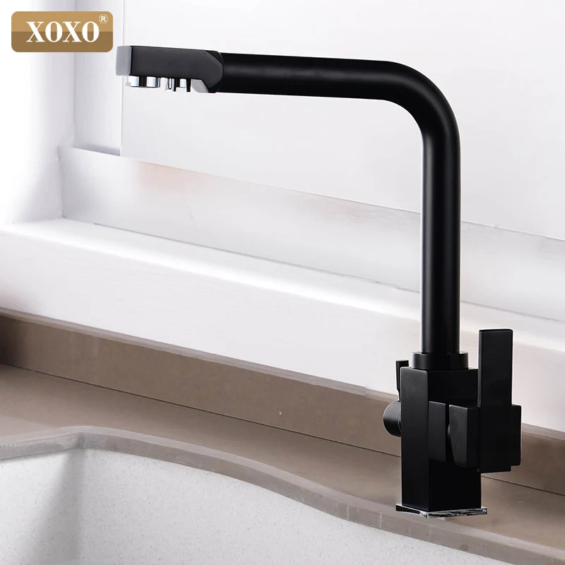 

XOXO Filter Kitchen Faucet Drinking Water Single Hole 360 Rotation Pure Water Filter Kitchen Sinks Deck Mounted Mixer Tap 81018