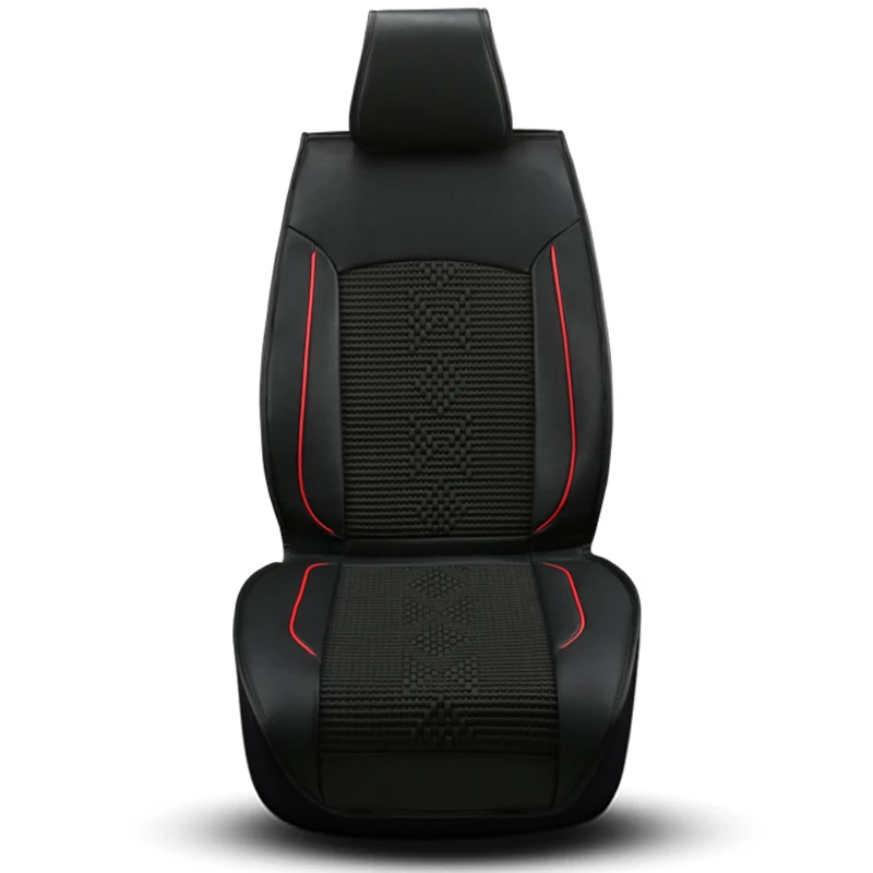 Чехол для сиденья автомобиля из искусственной кожи, поддержка сиденья автомобиля для Mazda Cx3 Cx5 Cx7 2 3 Bk Bl Mazda 323 6 Gg Gh Gj 626 Atenza Familia Premacy - Название цвета: Black