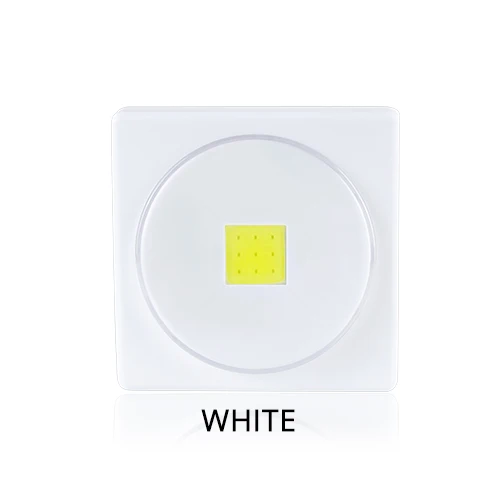 Беспроводной 5 Вт 3 Вт COB светодиодный светильник для шкафа AAA питание от батареек пресс-контроль Простая установка настенный светильник с наклейкой для шкафа кухни - Цвет: type C white shell