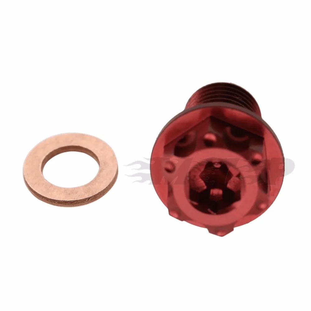 CNC Oil Drain Plug Bolt For Kawasaki KX250F 04 17 KX450F 16 17